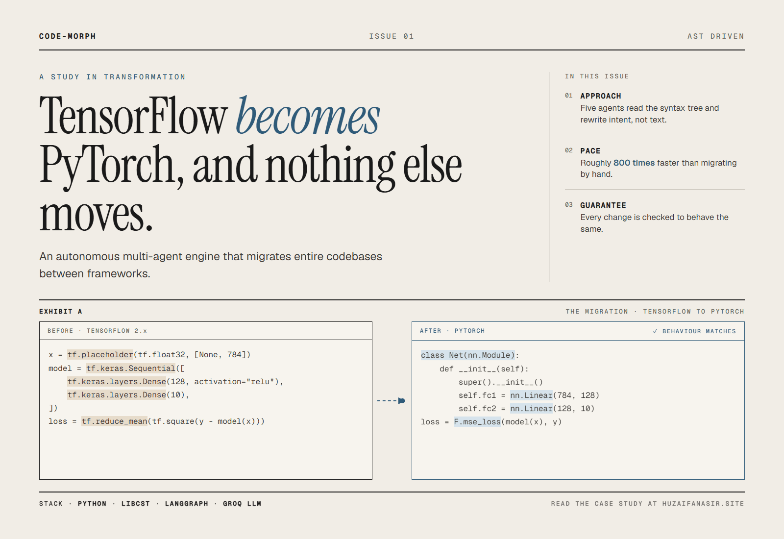 Code-Morph: Autonomous Multi-Agent Repository Migration Engine
